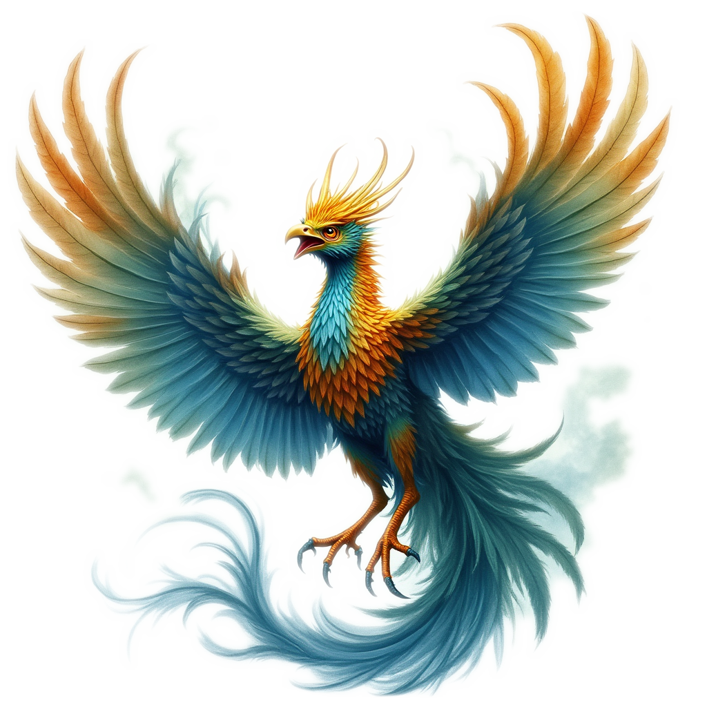 a_majestic_hyper-realistic_simurgh_a_mythical_persian_phoenix_in_mid-roar_with_powerful_outstretche_nvbj85mh4z8u913u5ofc_1